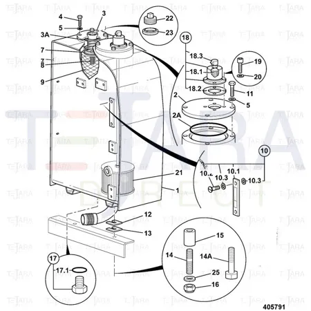 JCB Part No.# JHH0119, GAUGE - JCB Spare Parts