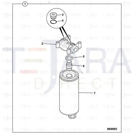 JCB Part No.# 32/925934, Adapter - JCB Spare Parts