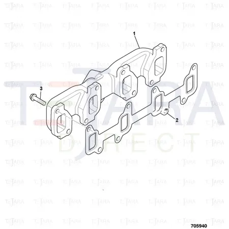 JCB Part No.# 02/203017, GASKET - JCB Spare Parts