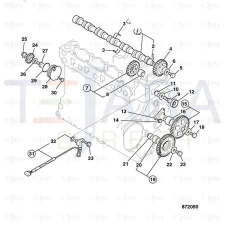 JCB Part No.# 332/F4290, Cover idle gear - JCB Spare Parts
