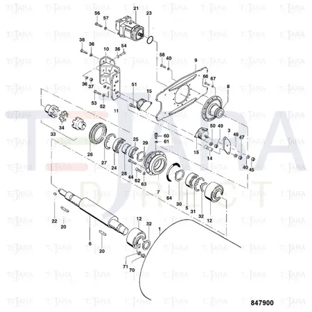 JCB Part No.# 7250/10035, CLUTCH - JCB Spare Parts