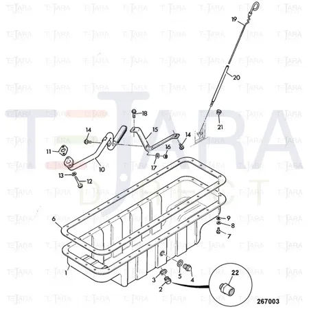 JCB Part No.# 331/15660, DIPSTICK ASEMBLY - JCB Spare Parts