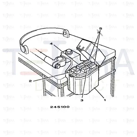 JCB Part No.# 717/11030, FUSE 30 AMP - JCB Spare Parts
