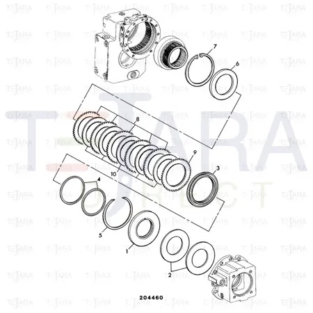 JCB Part No.# 10/907381, DISC-CLUTCH - JCB Spare Parts