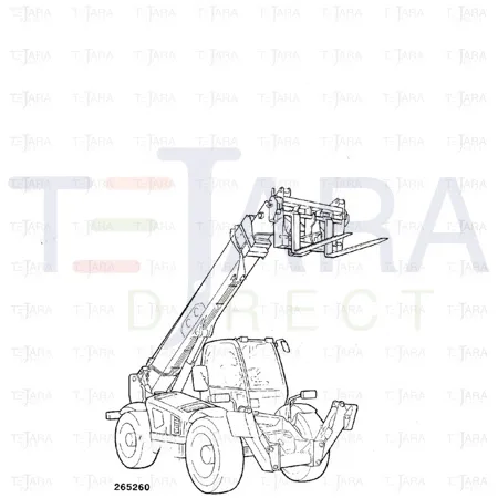 JCB Part No.# 980/89205, JIB -ROOF TRUSS - JCB Spare Parts