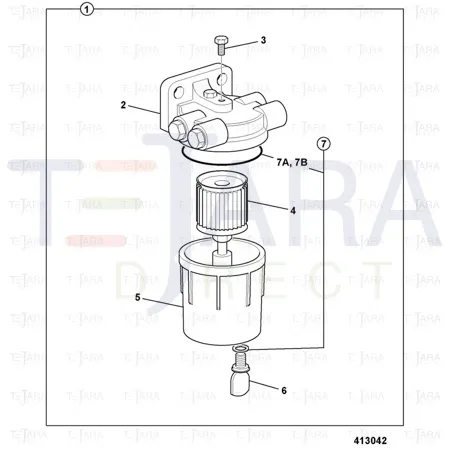 JCB Part No.# 32/925371, ELEMENT - JCB Spare Parts