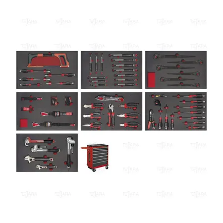 SET 4- TOOLS ROLLER CABINET EVA FOAMS ANTIDROP ACO - EGA Master