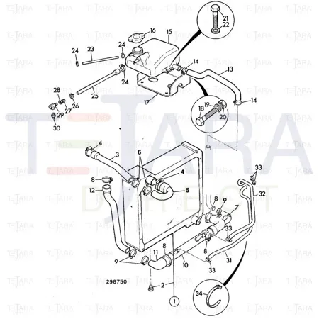 JCB Part No.# 834/00780, HOSE - JCB Spare Parts