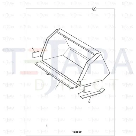 JCB Part No.# 331/17841, Strip wear - JCB Spare Parts