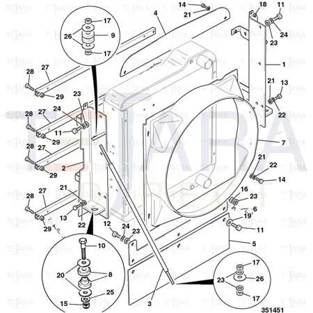 JCB Part No.# 1315/3208Z, BOLT M6x30 (HMH) - JCB Spare Parts
