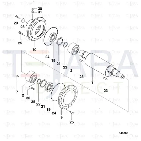 JCB Part No.# 2314/12080, PARALLEL KEY - JCB Spare Parts