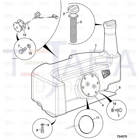 JCB Part No.# 1315/0101D, SETSCREW - JCB Spare Parts