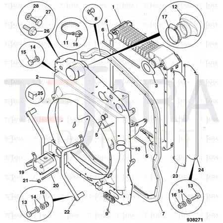 JCB Part No.# 332/C9765, RAD SEAL - JCB Spare Parts