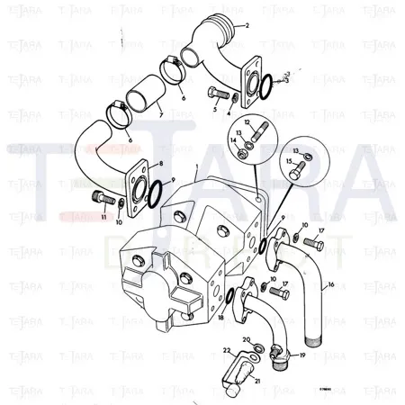 JCB Part No.# 2401/0216, O RING - JCB Spare Parts