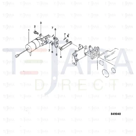 JCB Part No.# 7001/31108, WASHER - JCB Spare Parts