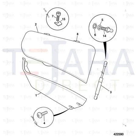 JCB Part No.# 331/31200, BALL STUD(REINSTATE) - JCB Spare Parts