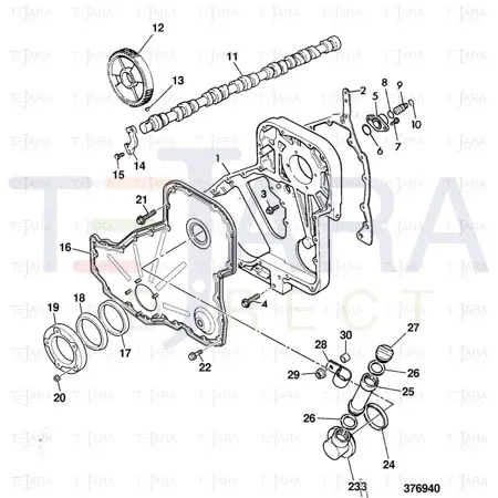 JCB Part No.# 02/911222, Carrier seal - JCB Spare Parts