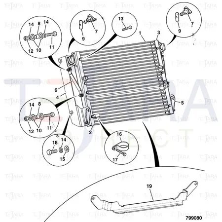 JCB Part No.# 478/00288, RETAINER - JCB Spare Parts