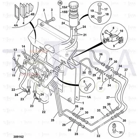 JCB Part No.# 913/00014, CLEVIS PIN - JCB Spare Parts