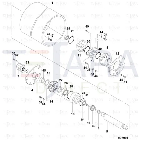 JCB Part No.# 2208/00108, WASHER - JCB Spare Parts