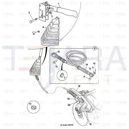 JCB Part No.# 910/47000, CABLE - JCB Spare Parts