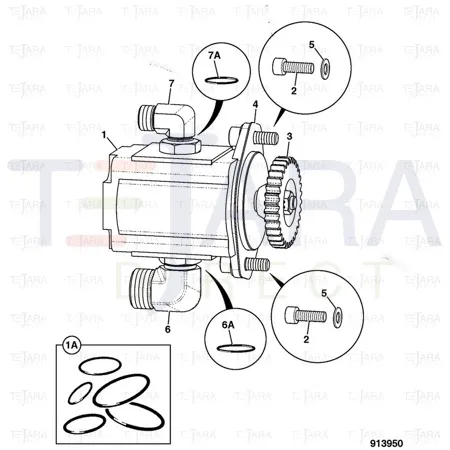 JCB Part No.# 813/10143, Gasket - JCB Spare Parts