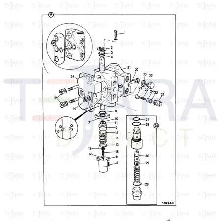 JCB Part No.# 25/929301, KIT-SEAL - JCB Spare Parts