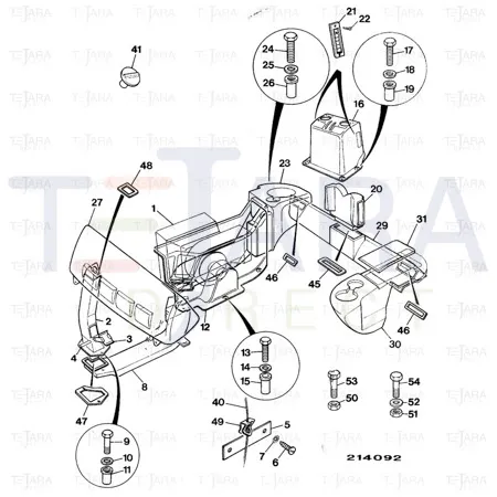 JCB Part No.# 123/06323, CHAMBER REAR PLENU - JCB Spare Parts