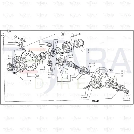 JCB Part No.# 10/906701, BEARING - JCB Spare Parts