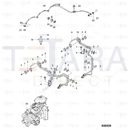 JCB Part No.# 7232/50164, INJECTION NOZZLE - JCB Spare Parts