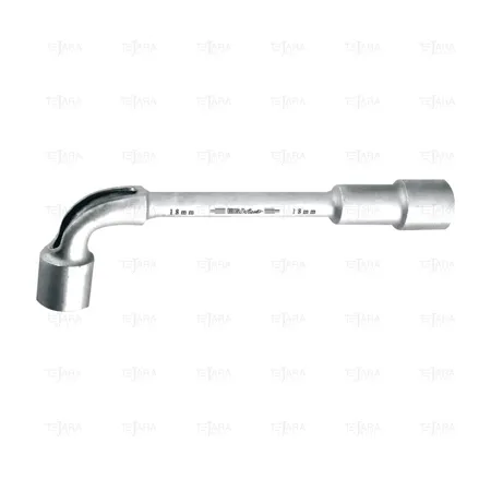 ANGLED OPEN SOCKET 12 x 6 17 MM MIRROR POLISHED CHROME PLATING - EGA Master