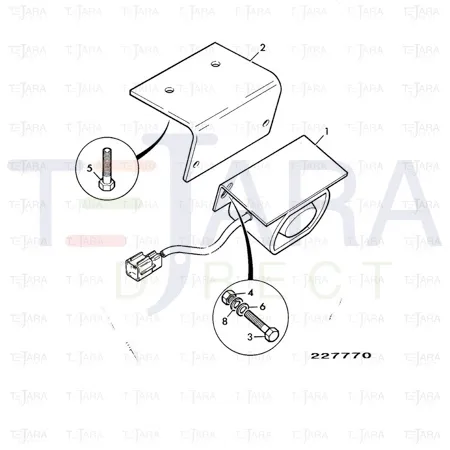 JCB Part No.# 717/11200, ALARM REVERSE 107D - JCB Spare Parts