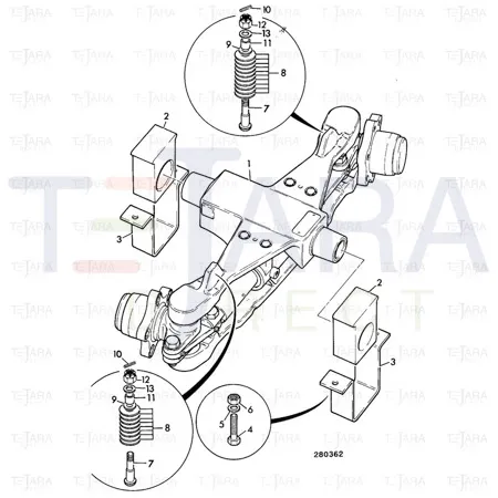 JCB Part No.# 2103/0911, PIN SPLIT - JCB Spare Parts