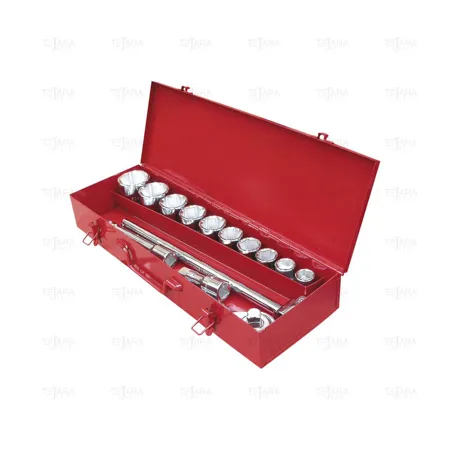 SET OF 14 PCS. SOCKET WRENCHES 3/4" (7/8" - 2") 12 EDGES - EGA Master