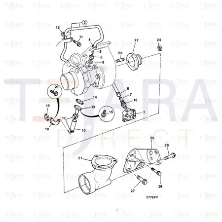 JCB Part No.# 02/201694, GASKET - JCB Spare Parts