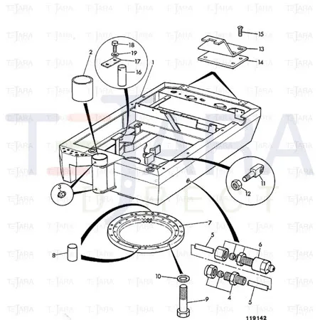 JCB Part No.# 1370/0602Z, NUT THIN M16 - JCB Spare Parts