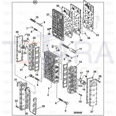 JCB Part No.# 04/600410, SCREW - JCB Spare Parts