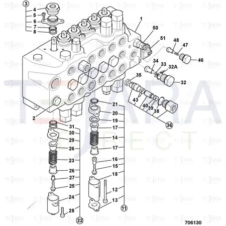 JCB Part No.# 25/222183, Plate -guide - JCB Spare Parts
