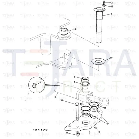 JCB Part No.# 123/04237, SEAL - JCB Spare Parts