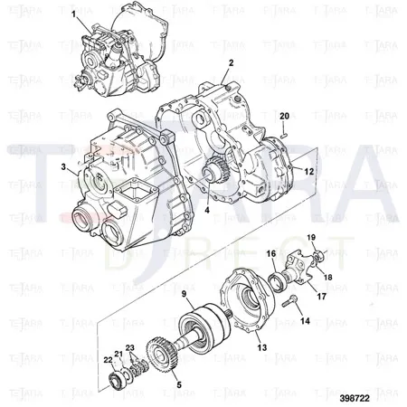 JCB Part No.# 904/20172, SEAL - TRIPLE LIP - JCB Spare Parts