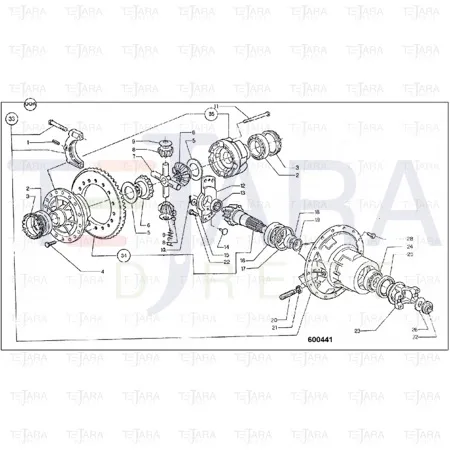 JCB Part No.# 10/906421, BEARING - JCB Spare Parts
