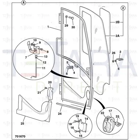 JCB Part No.# 6900/0571, NUT - JCB Spare Parts
