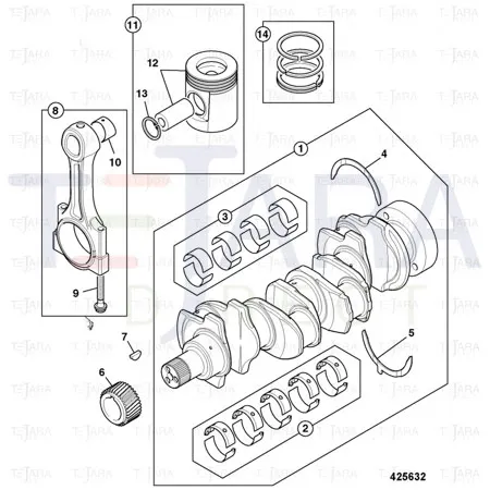 JCB Part No.# 02/201151, CIRCLIP - JCB Spare Parts