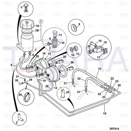 JCB Part No.# 15/920388, (P) SERVO ASSY - JCB Spare Parts