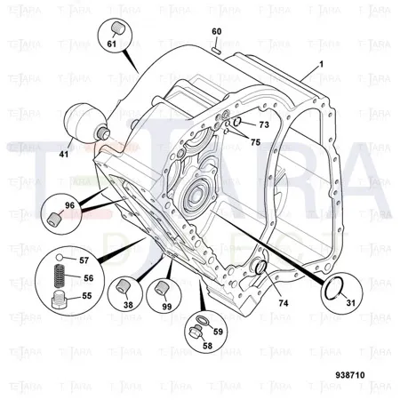 JCB Part No.# 826/11406, PLUG - RESTRICTOR - JCB Spare Parts