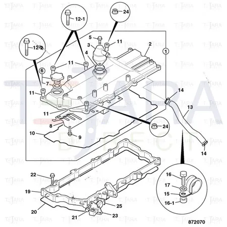 JCB Part No.# 02/801986, Connector - JCB Spare Parts