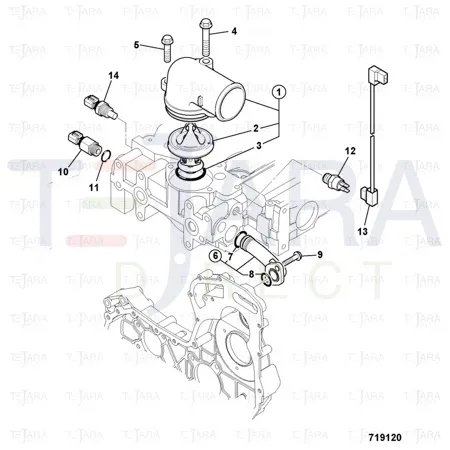 JCB Part No.# 02/202981, O RING - JCB Spare Parts