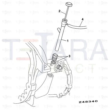 JCB Part No.# 647/02117A, TUBE-1.675 METRES - JCB Spare Parts
