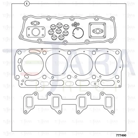 JCB Part No.# 02/203180, KIT - GASKET - JCB Spare Parts