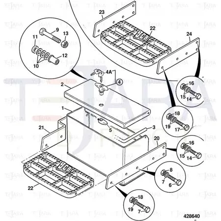 JCB Part No.# 1315/0310D, SET SCREW M8x40 - JCB Spare Parts
